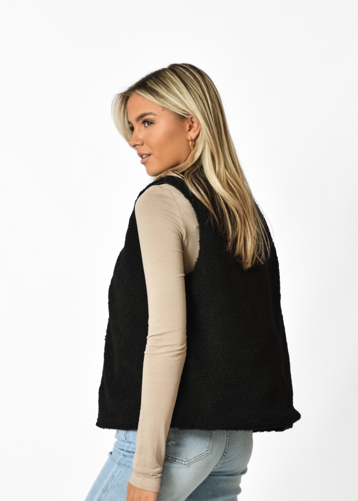 Liv reversible gilet zwart