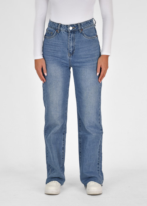 Lisa straight leg jeans donkerblauw