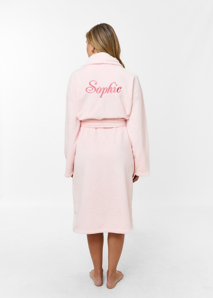 Gepersonaliseerde badjas soft
