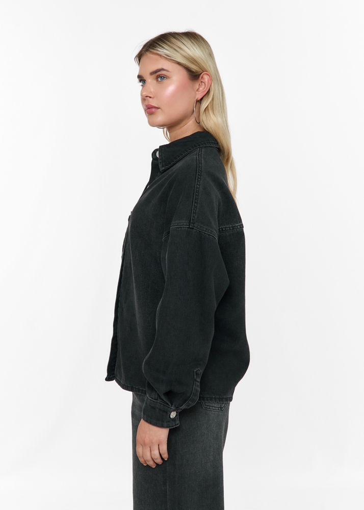 Boyfriend denim blouse