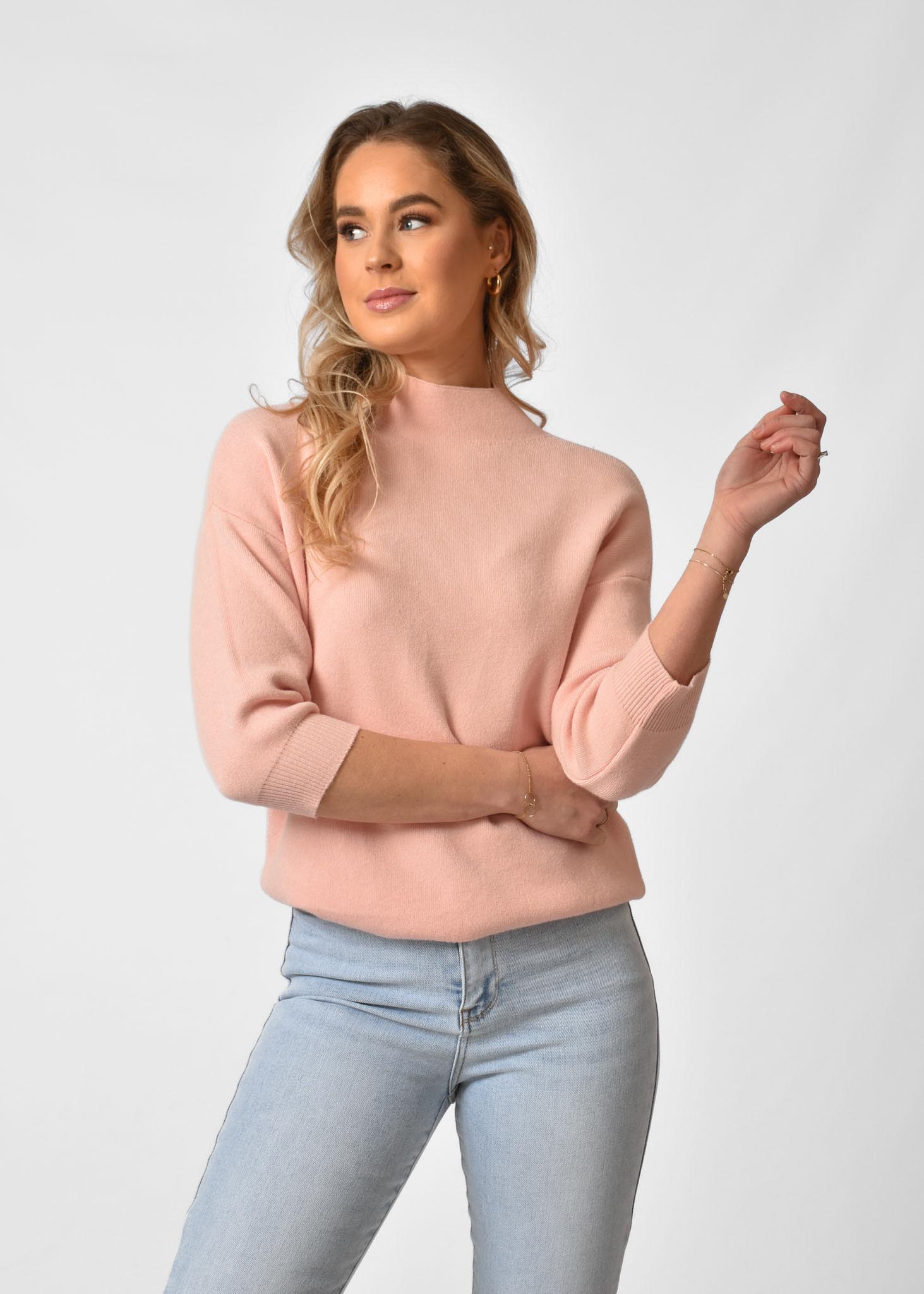 Maud top lichtroze