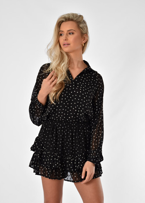 Sterre blouse zwart