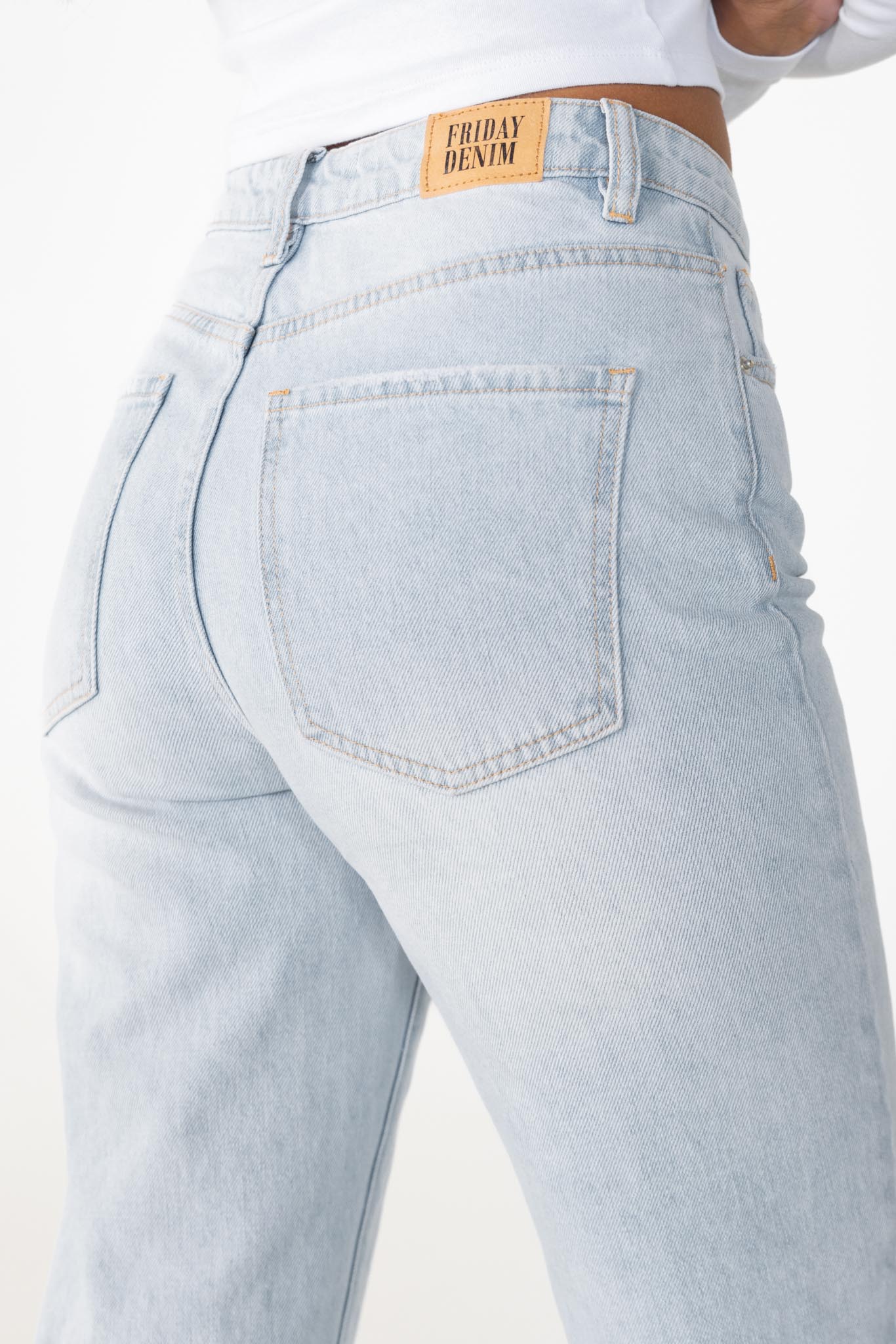 Mom jeans lichtblauw