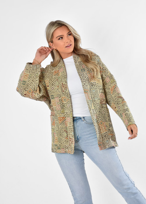 Veerle jasje beige