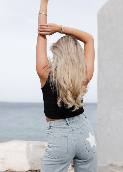 Ster jeans straight blauw