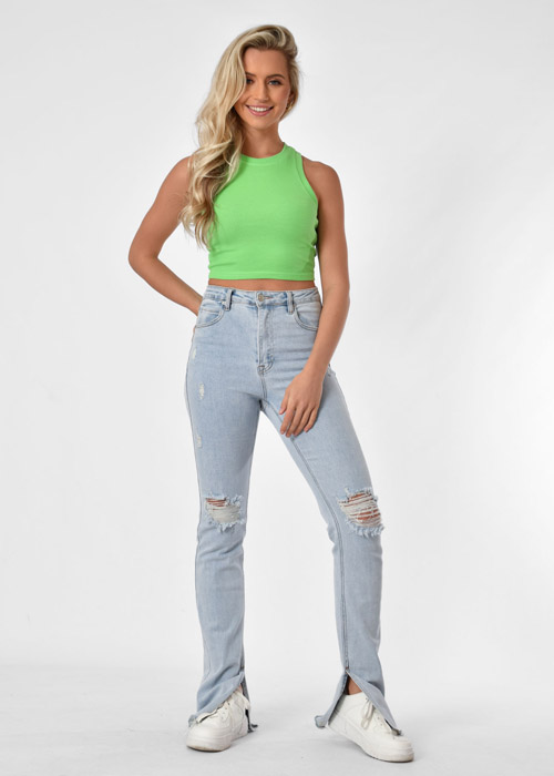 Carmen top groen