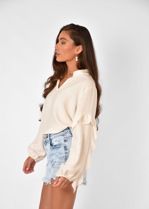 Livia blouse creme