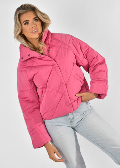 Nina puffer roze