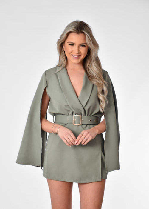 Jade playsuit groen