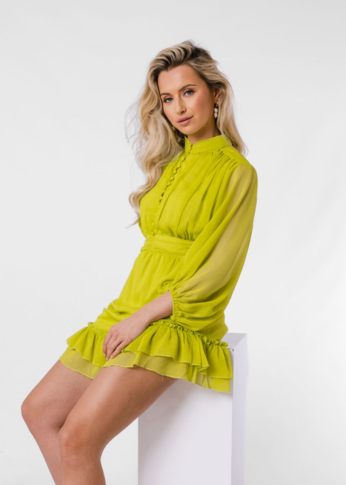 Maartje jurk lime
