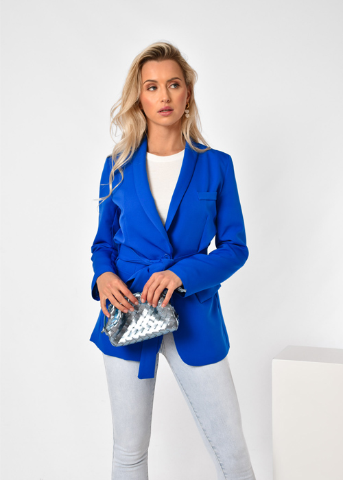 Femke blazer kobalt