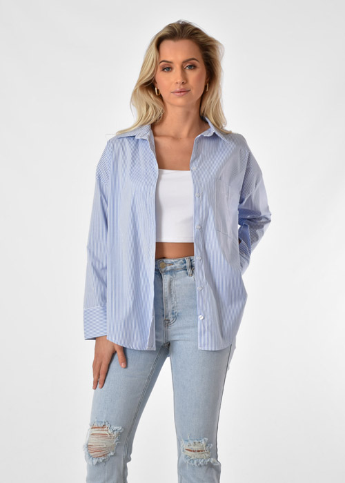 Femke blouse blauw 