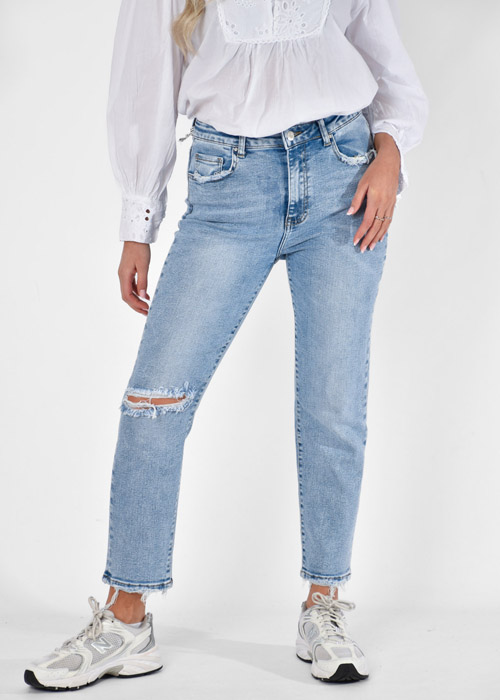 Liene mom jeans blauw