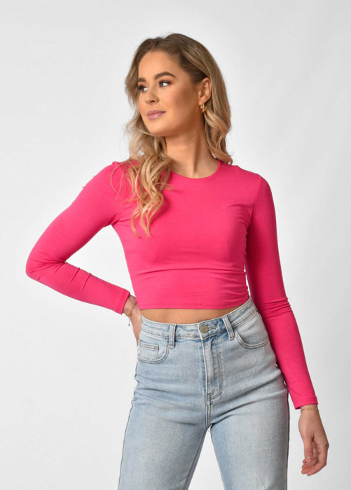 Levi top fuchsia