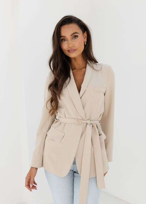 Femke blazer beige