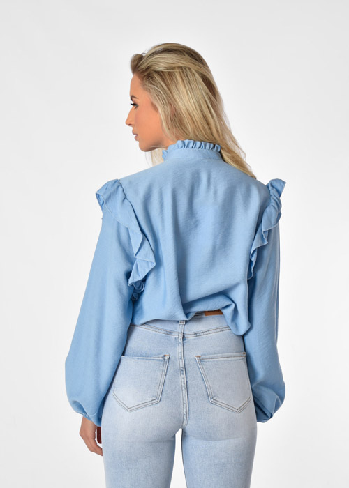 Julie blouse blauw