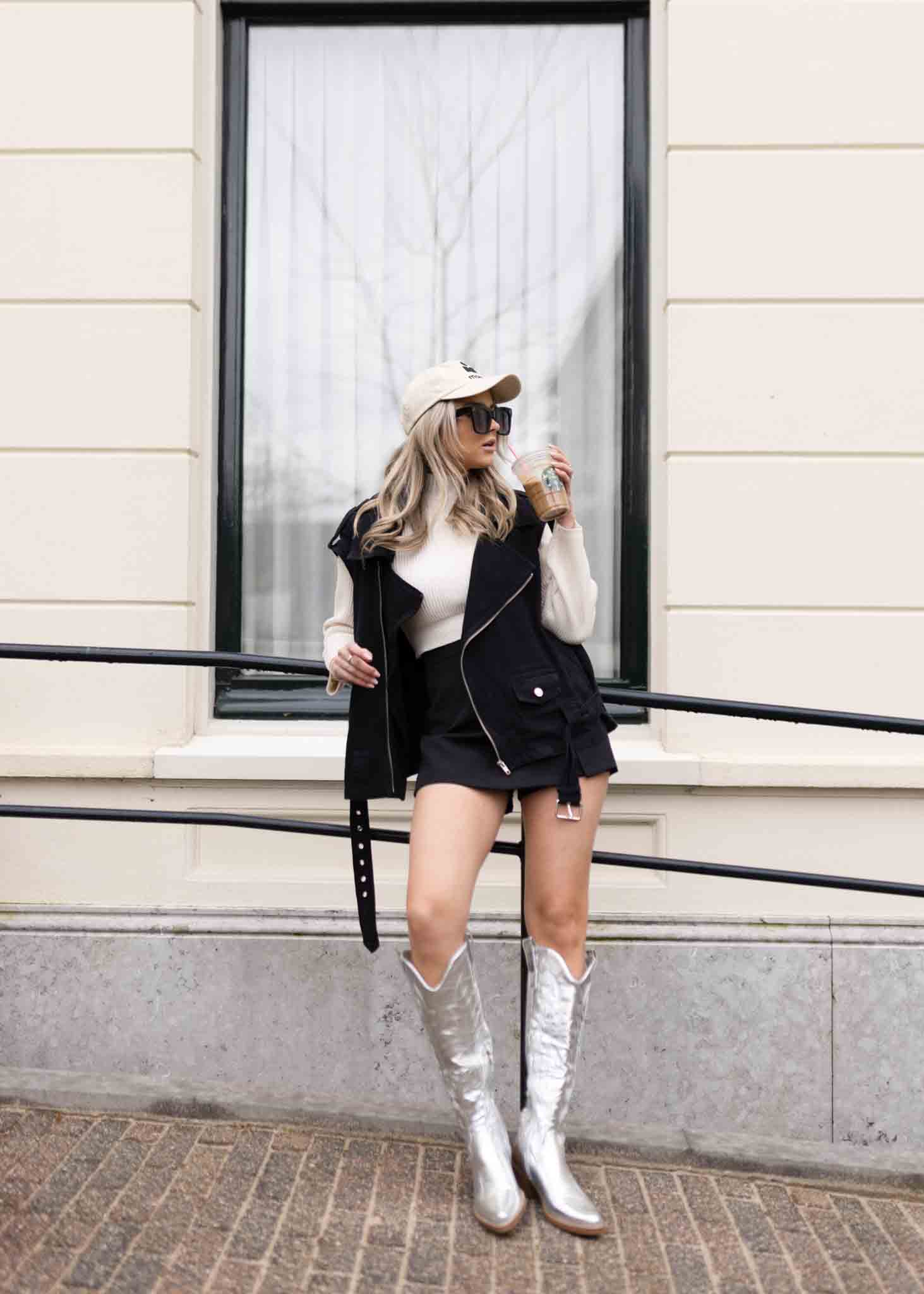 Nora gilet zwart