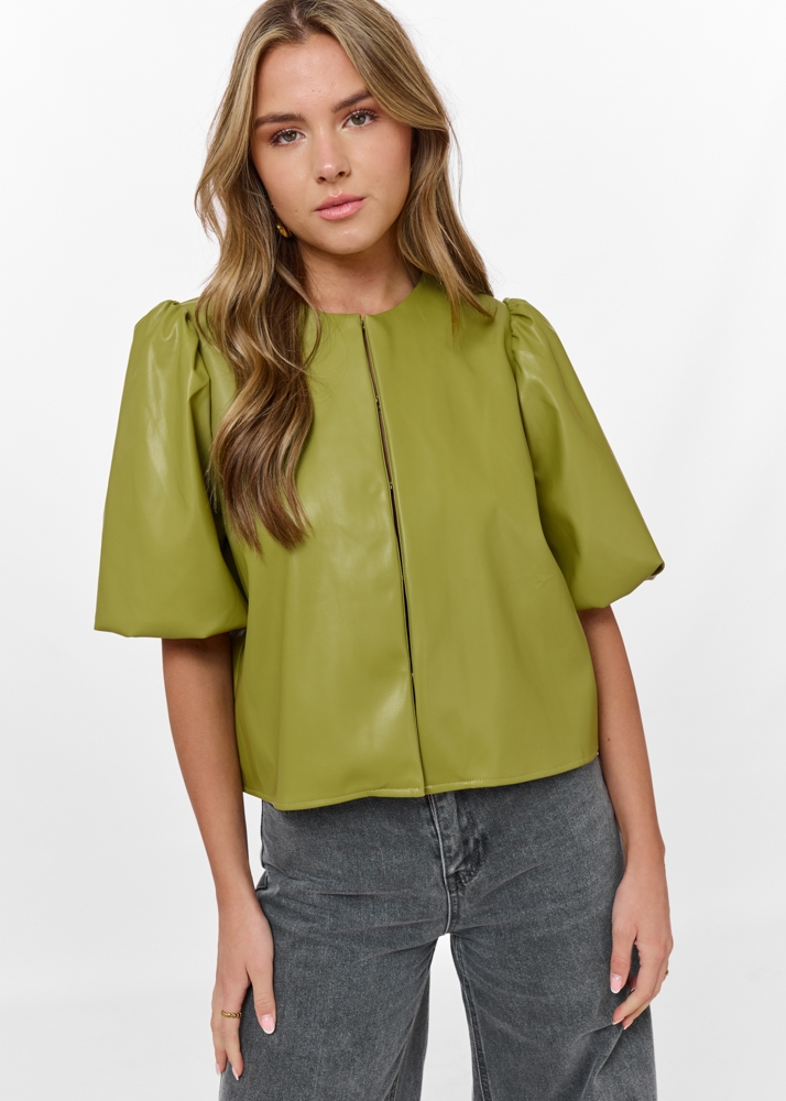 Lana leren top