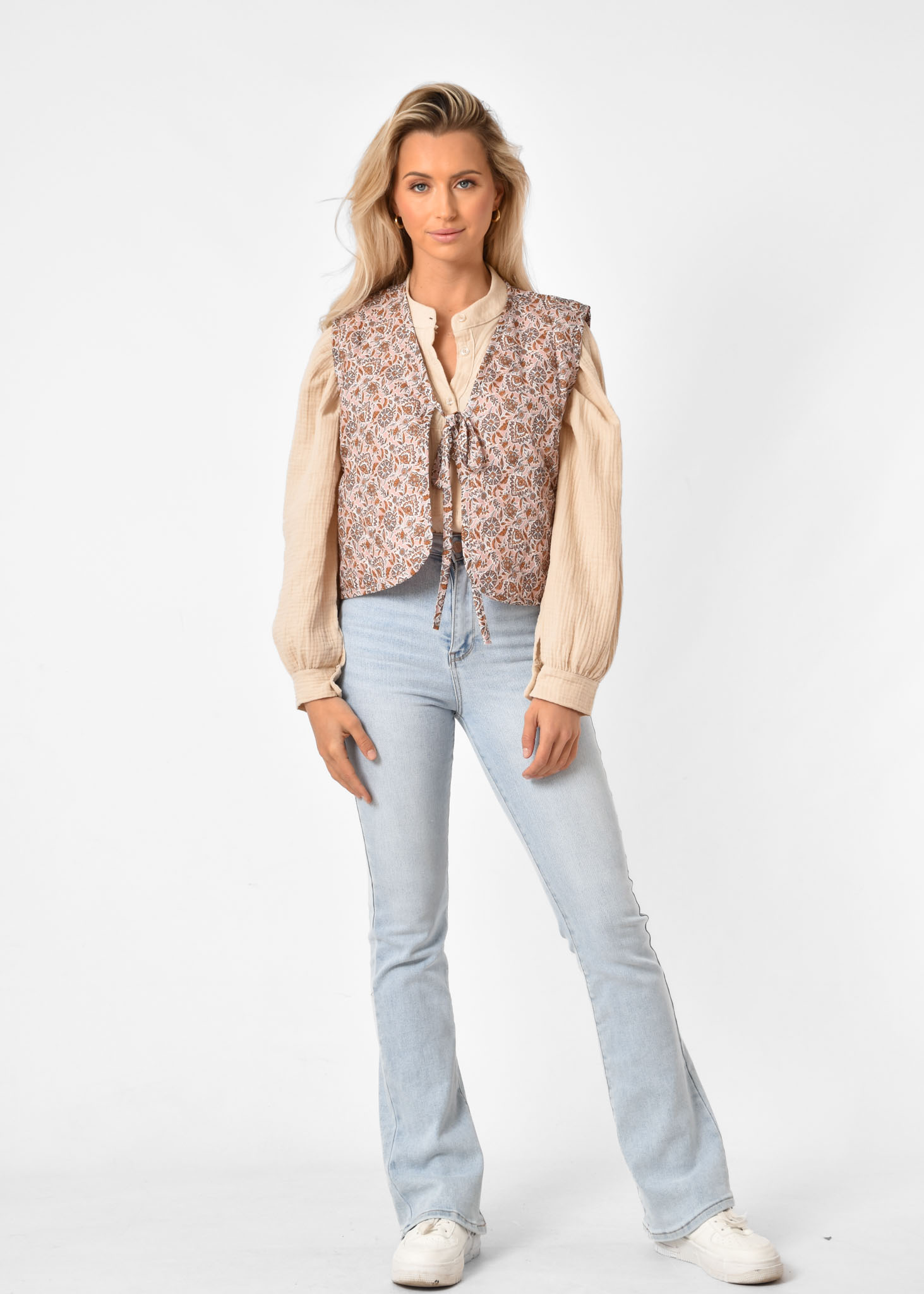 Lia gilet geel
