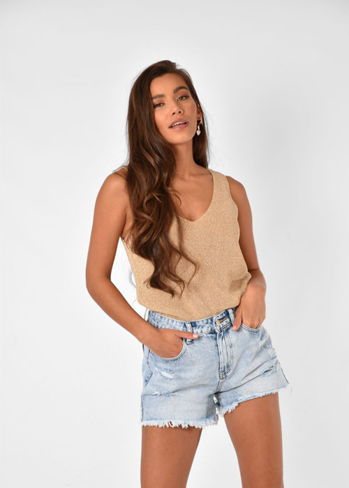 Lily top goud