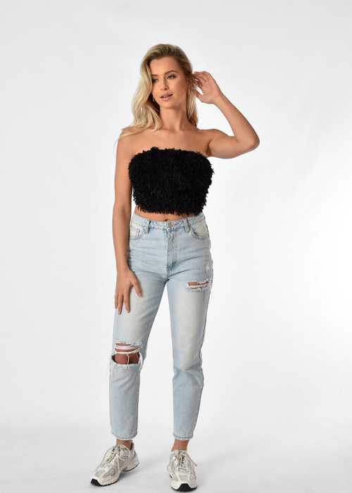 Iconic top zwart