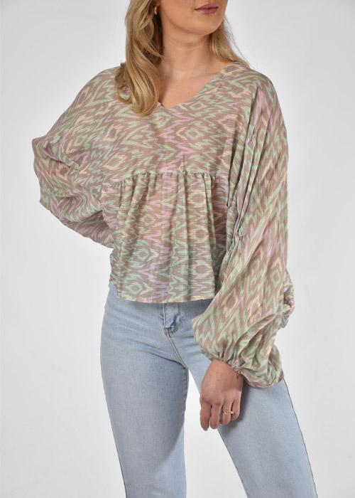 Kira top groen