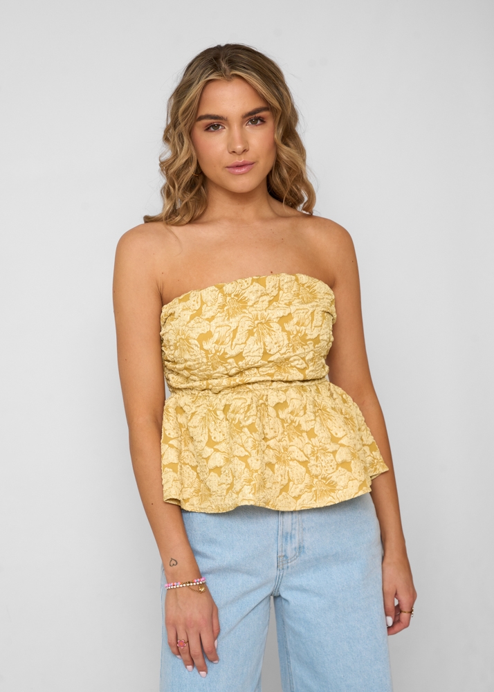 Puck top met structuur