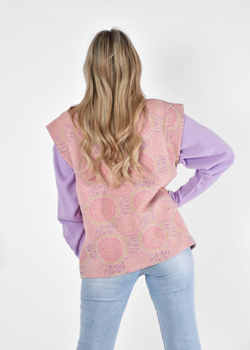 Manon gilet roze