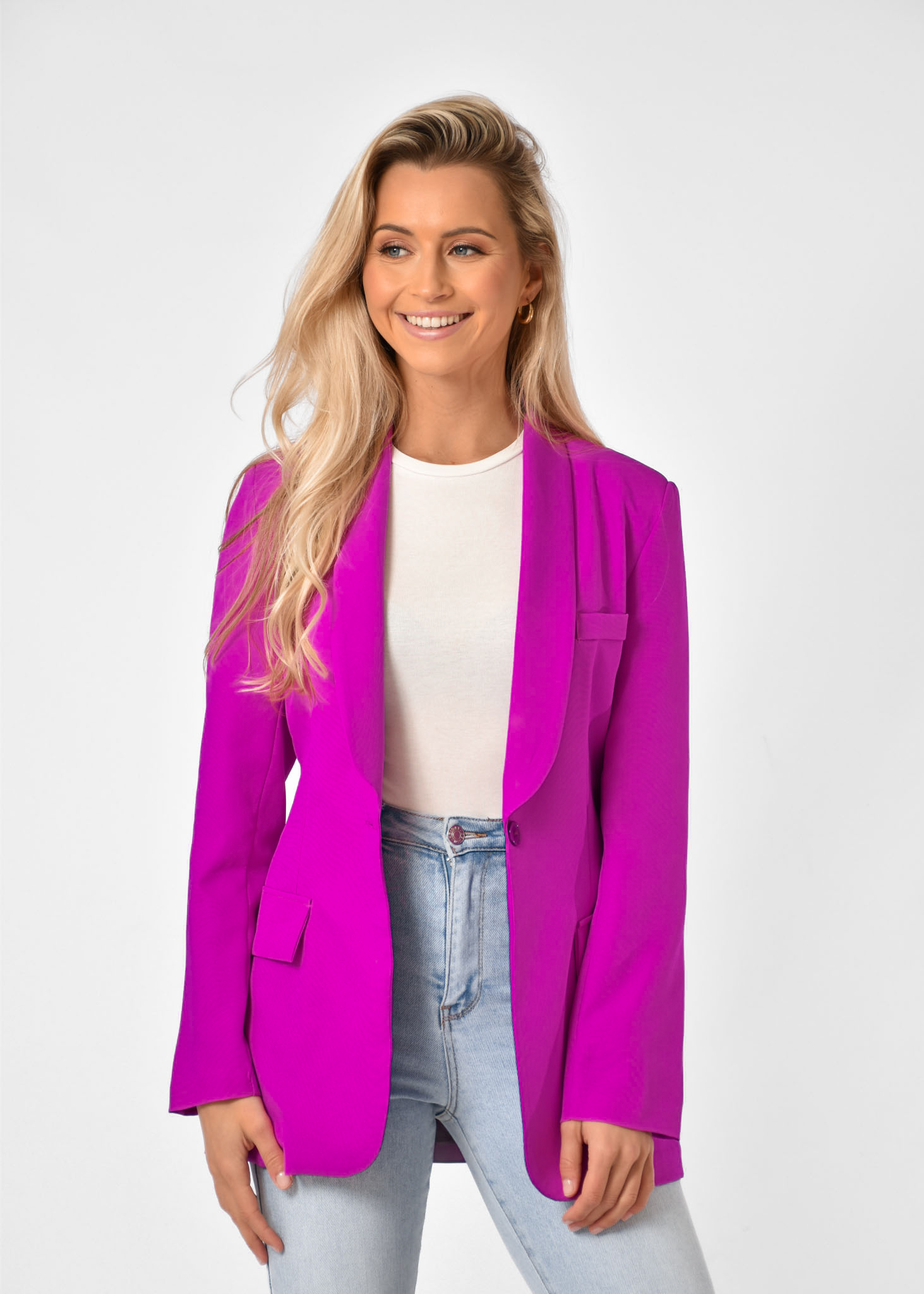 Femke blazer paars