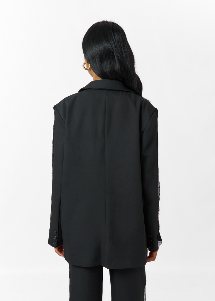 Audrey lace oversized blazer