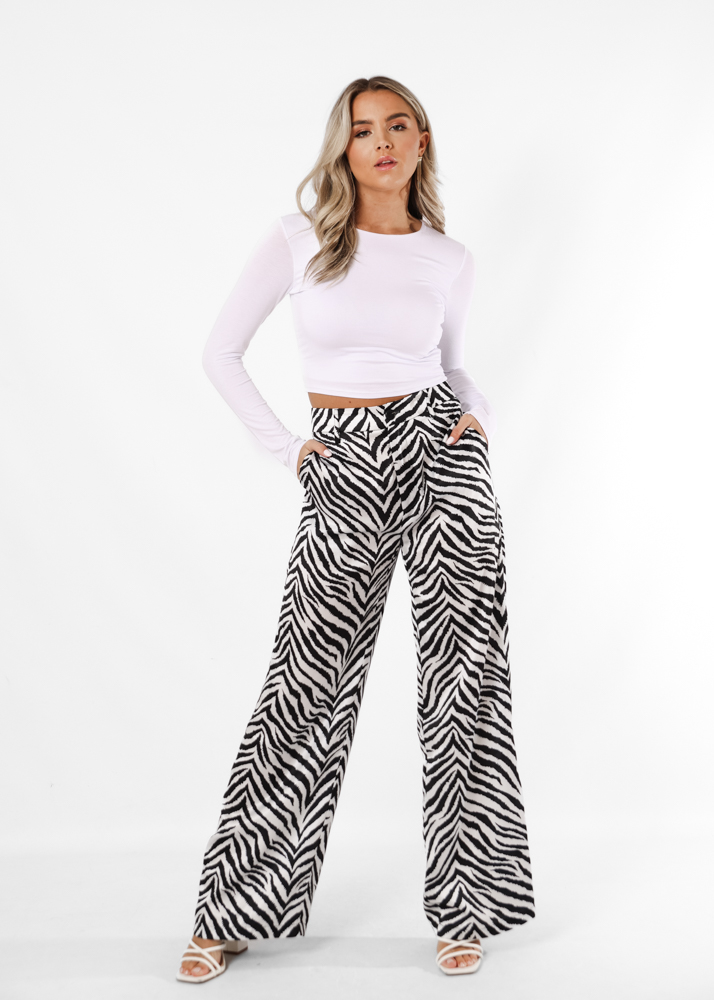 Myrthe zebra pantalon
