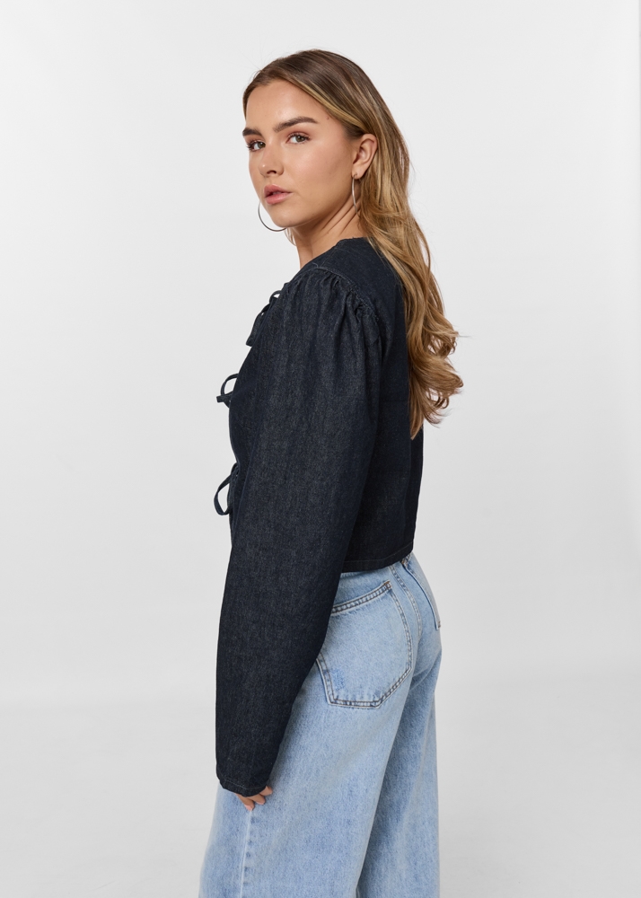 Bobbie denim blouse