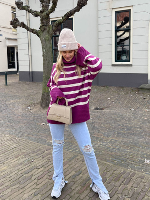 Sarah trui paars