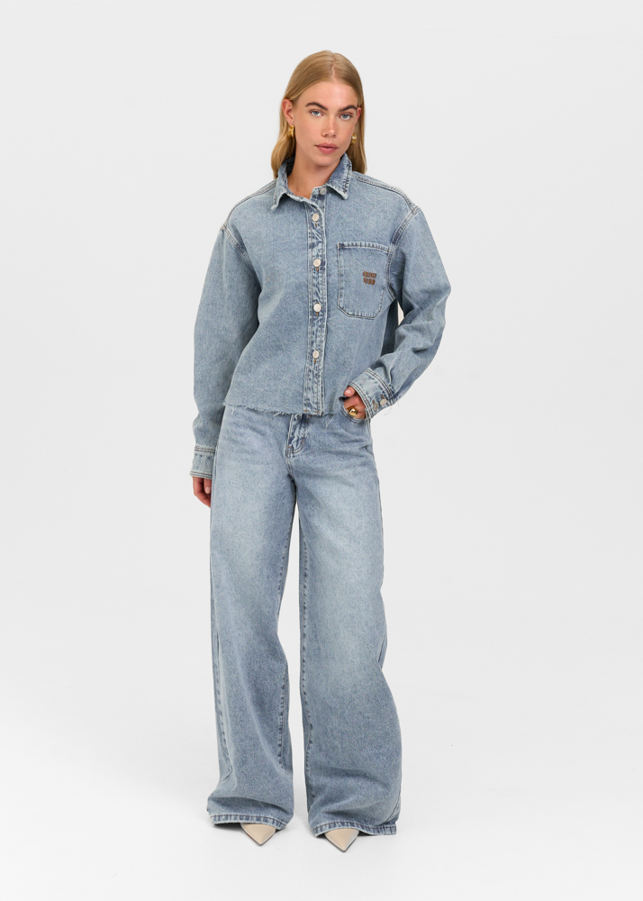 Denim blouse
