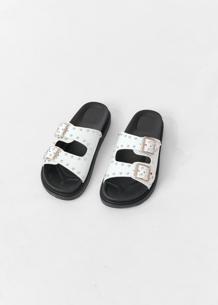 Milou slipper met studs
