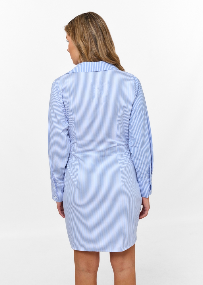 Lisan blousejurk blauw