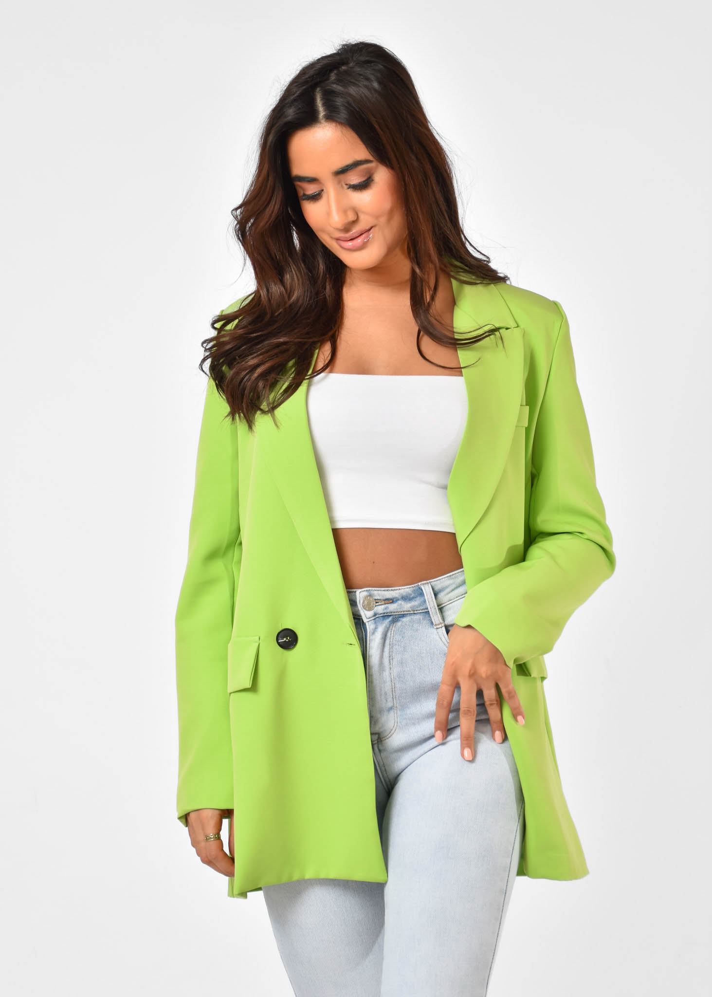 Harper blazer lime
