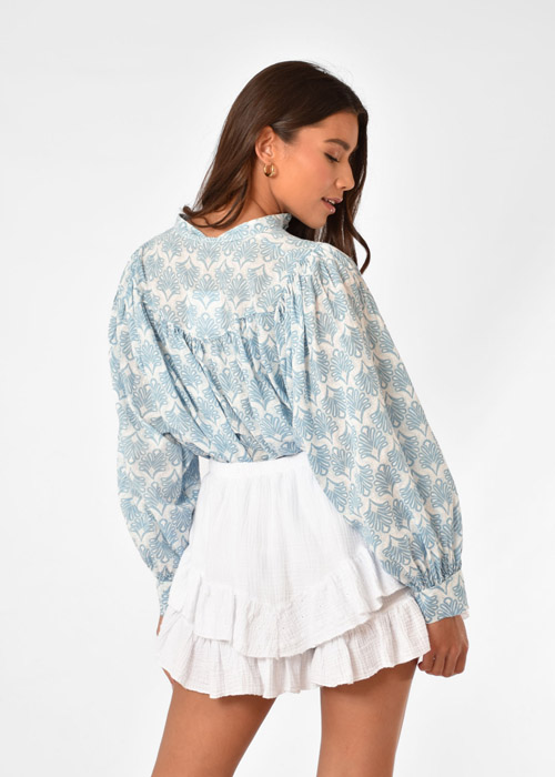 Elena blouse blauw