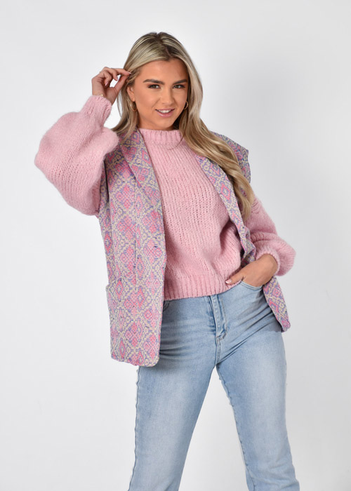 Rosie gilet lila