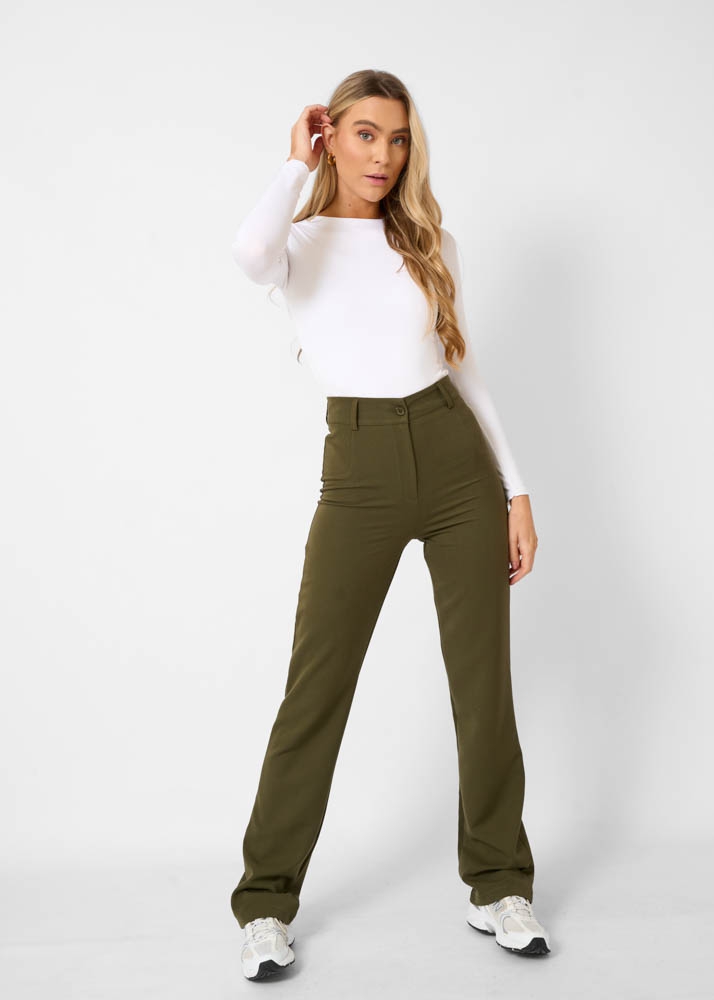 Romy pantalon tall army groen XS 263364-groen-XS