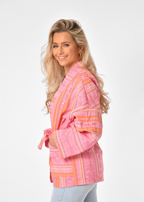 Iris kimono roze