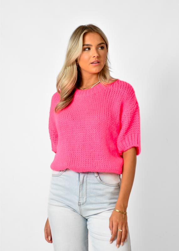 fuchsia truien
