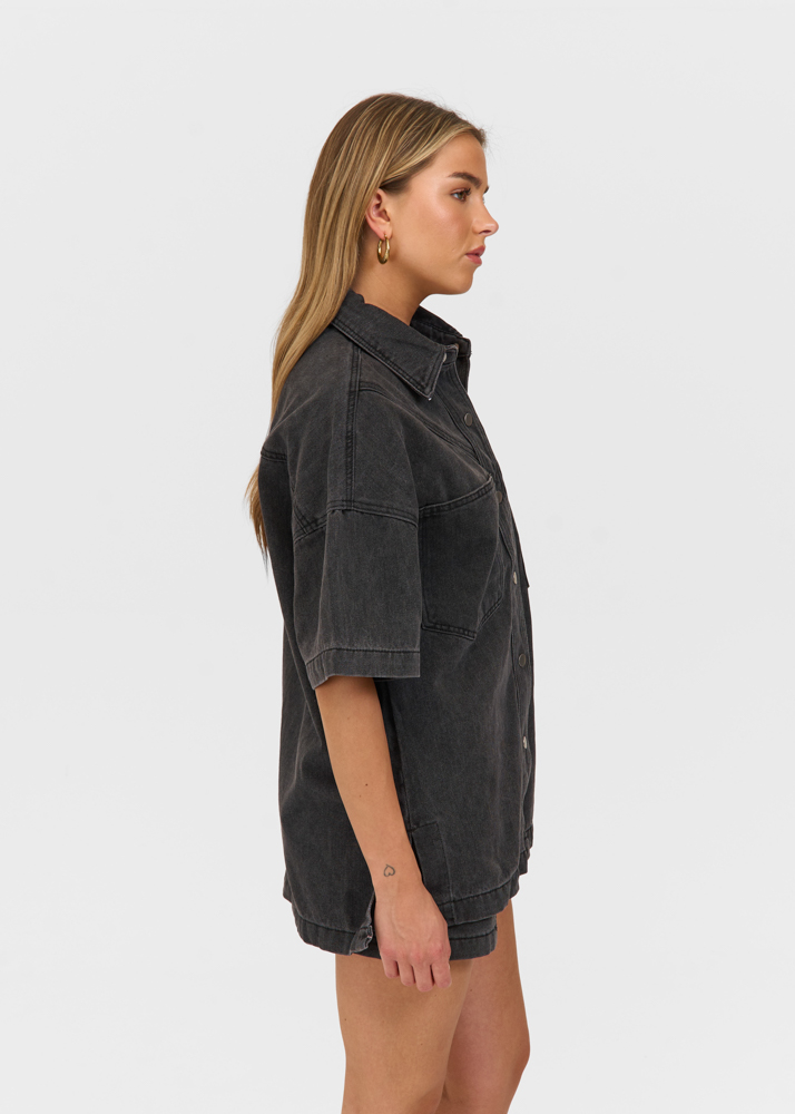 Signature denim blouse