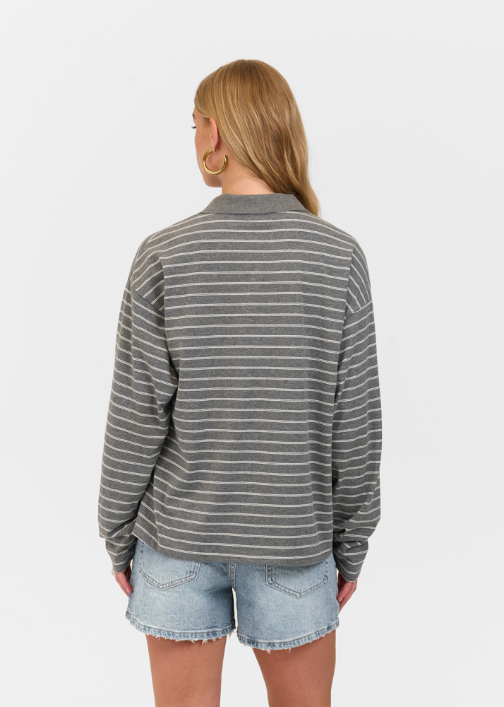 Friday Denim striped polo