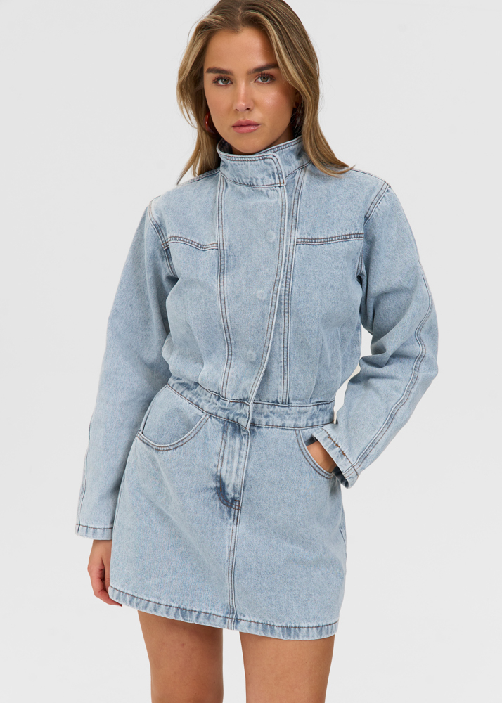Iconic denim dress