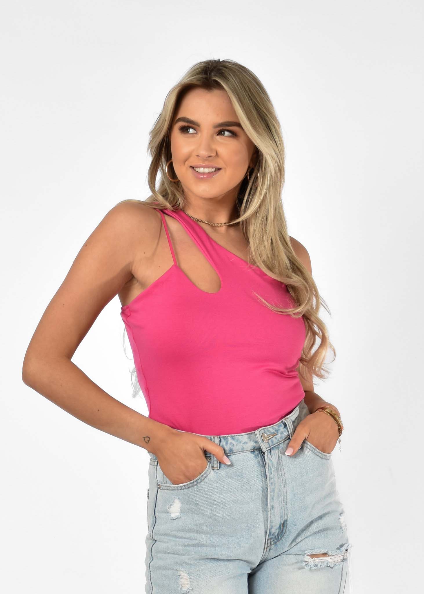 Julia top fuchsia