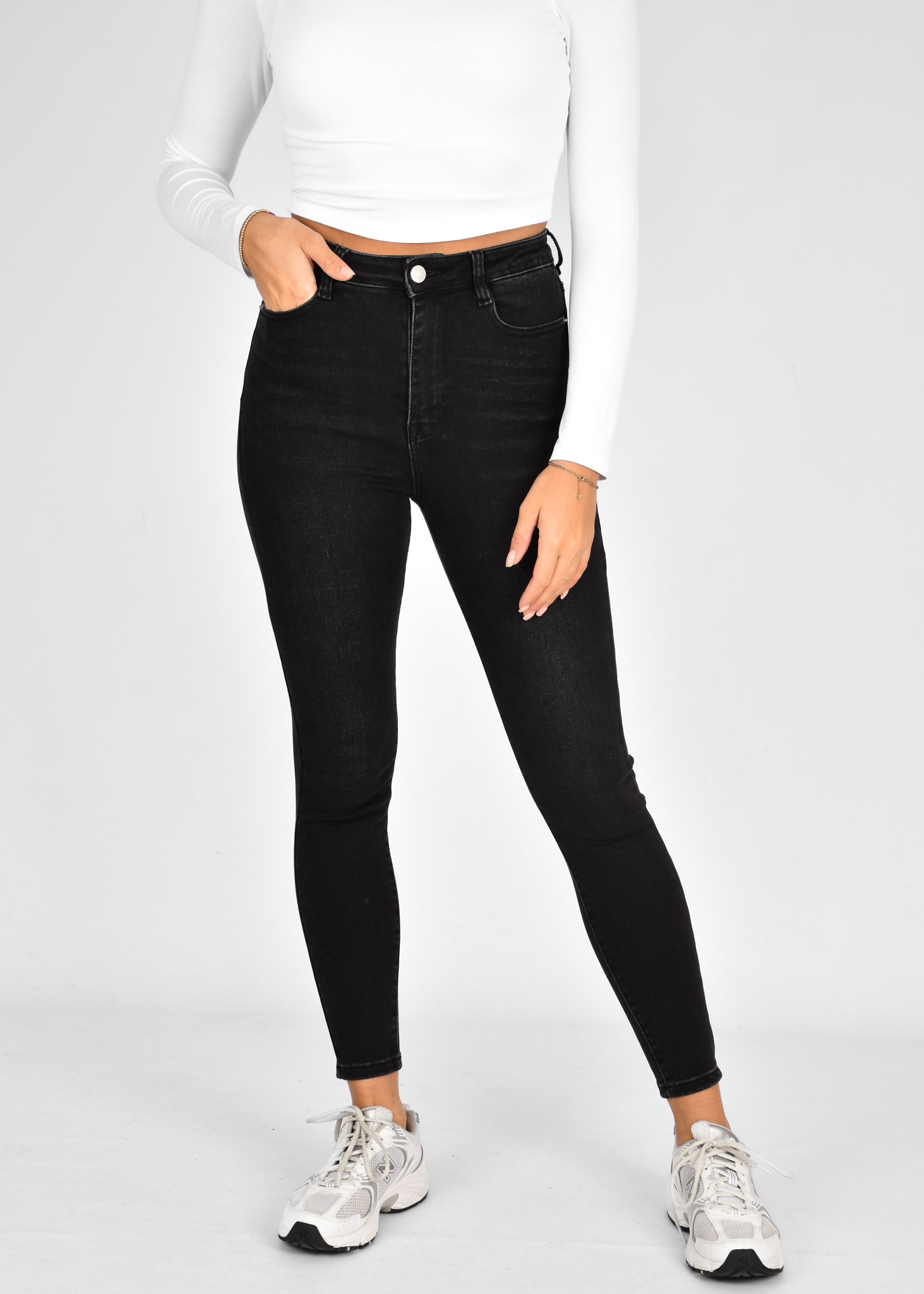 Skinny jeans zwart