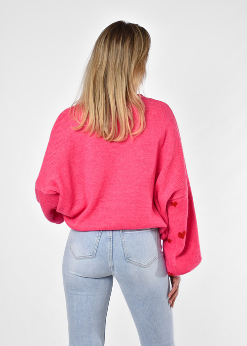 Loena trui fuchsia
