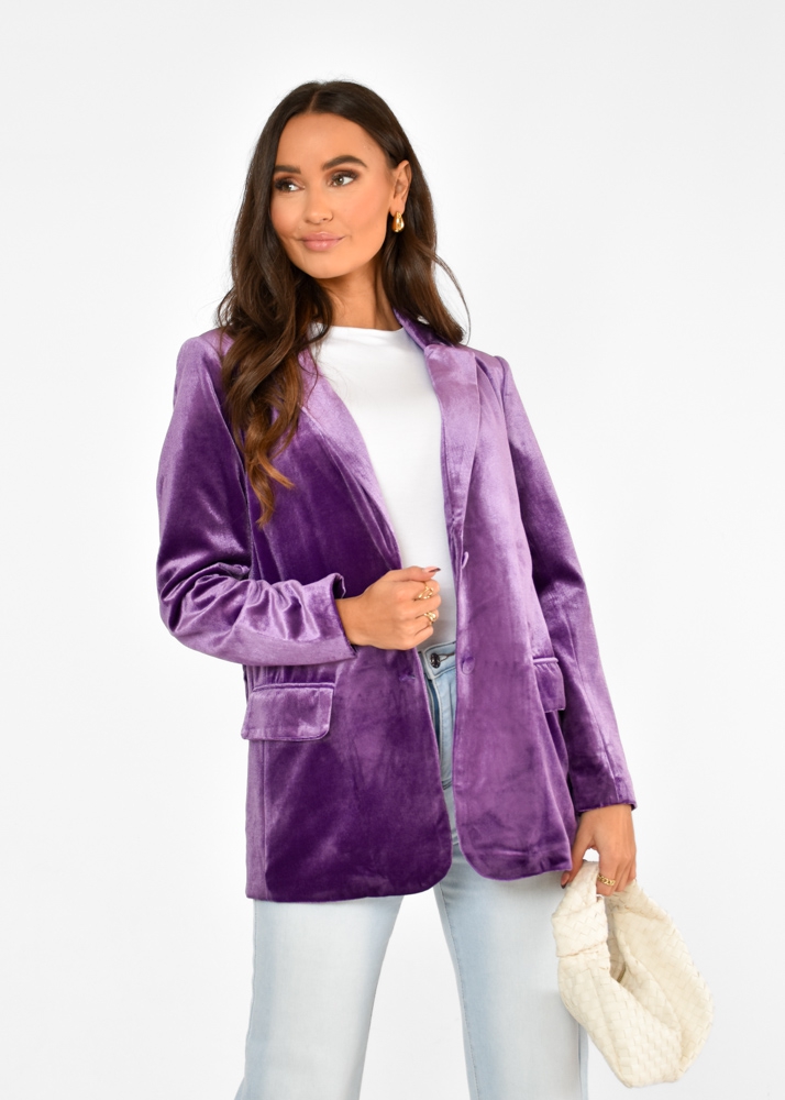 Cleo blazer paars