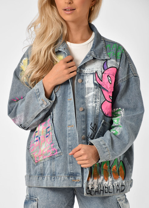 Sam denim jacket blauw
